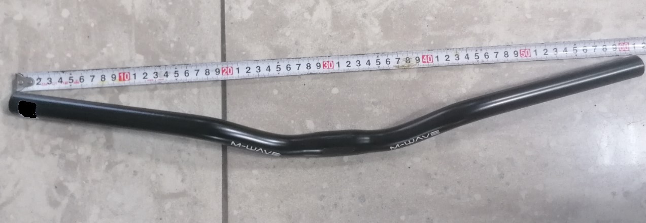 Τιμόνι MTB Alloy με καμπύλη (25,4 & 60cm)